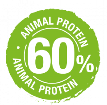 60% протеини от животински произход